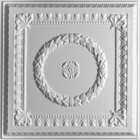 Ceilume Evangeline 2ft x 2ft White Ceiling Tile V3-EVANG-22WTO